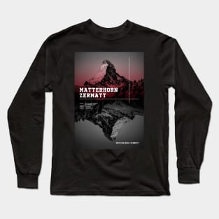 MATTERHORN ZERMATT WIKIPEDIA Long Sleeve T-Shirt